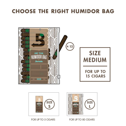 Boveda | One Year Humidor Bag | Medium