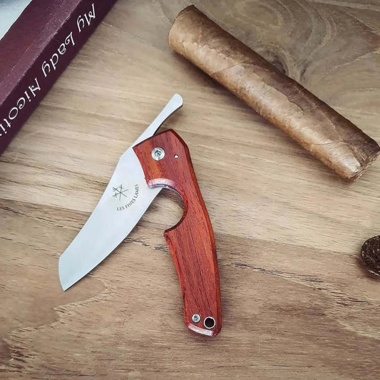 LES FINES LAMES | Cutter LE PETIT - Compass Cuba Padauk