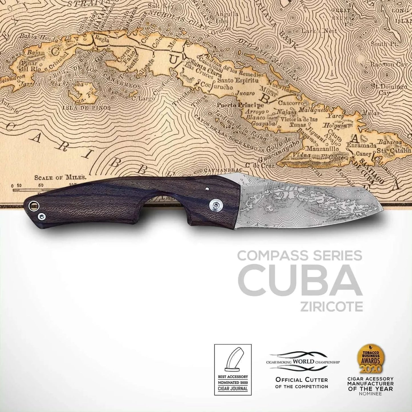 LES FINES LAMES | Cutter LE PETIT - Compass Cuba Ziricote