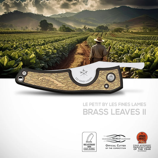 LES FINES LAMES | Cutter LE PETIT - Brass Leaves II