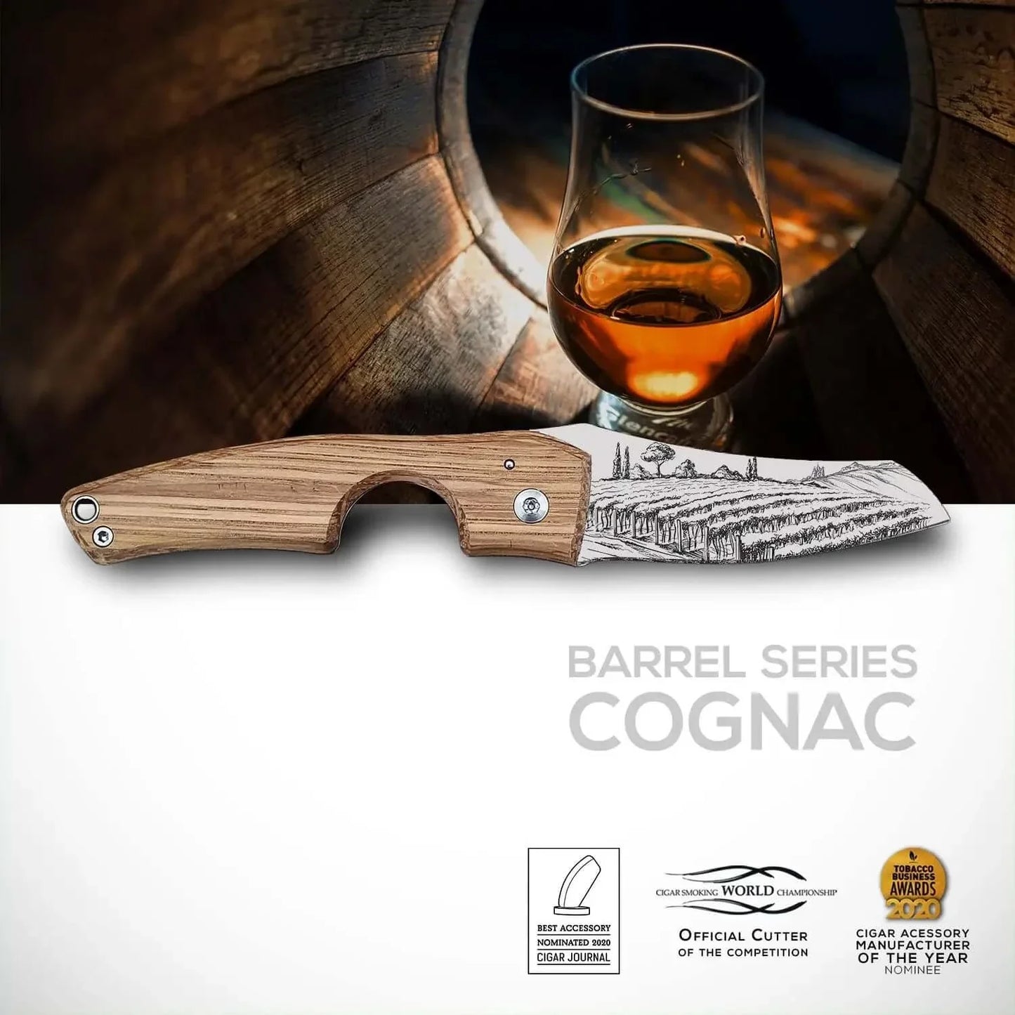 LES FINES LAMES | Cutter LE PETIT - Cognac Barrel