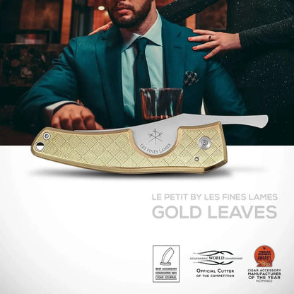LES FINES LAMES | Cutter LE PETIT - Gold Leaves 2022
