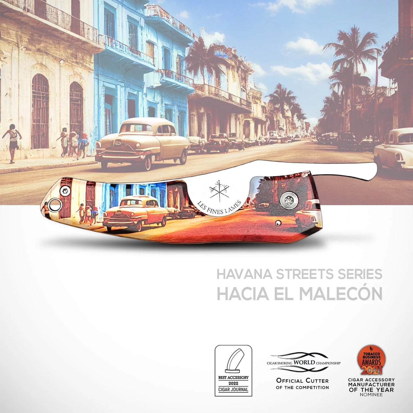 LES FINES LAMES | Cutter LE PETIT - Havana Streets Series - Hacia El Malecon